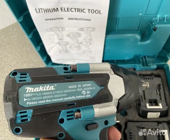 Гайковерт аккумуляторный 800 Hm