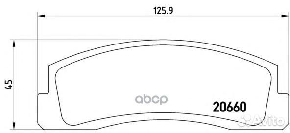 Колодки тормозные LADA niva Closed Off-Road Vehic