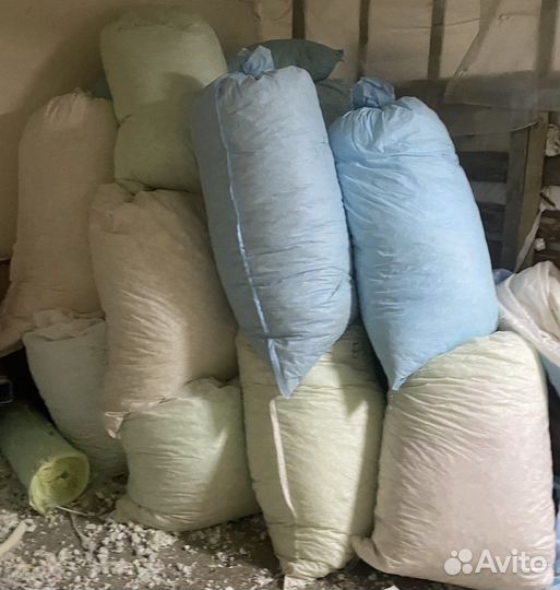 Дробленный поролон; поролоновая крошка