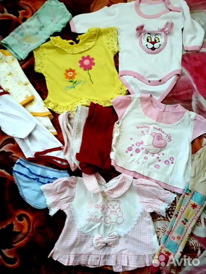 Вещи на девачку с 4м до1г