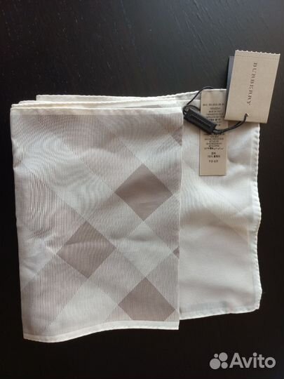 Узкий шёлковый платок Burberry