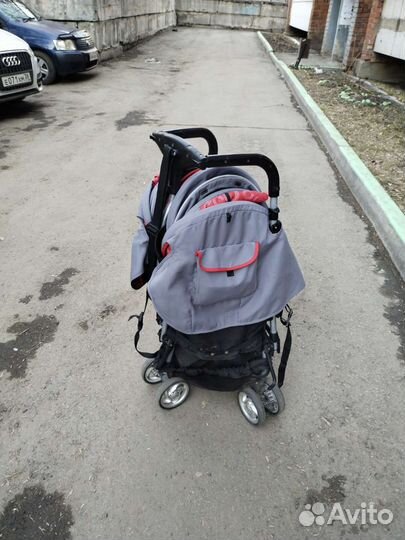 Прогулочная коляска для двойни бу