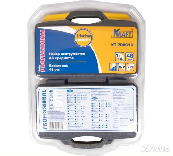 Набор инструмента 1/4