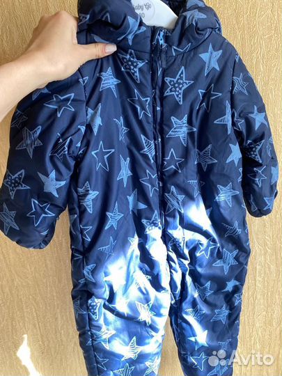 Зимний комбинезон для мальчика 80