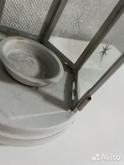 Подсвечник IKEA белый