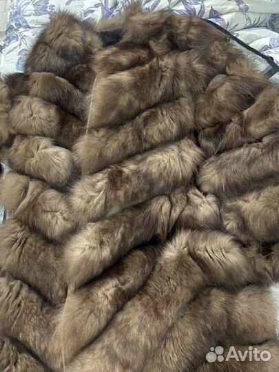 Шуба из песца