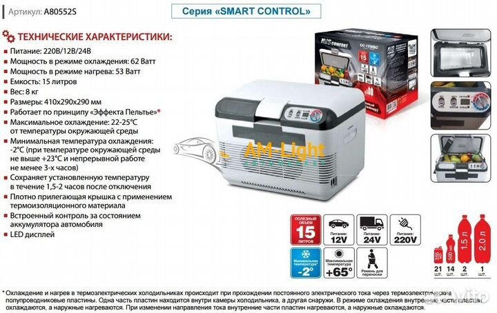 Минихолодильник новый