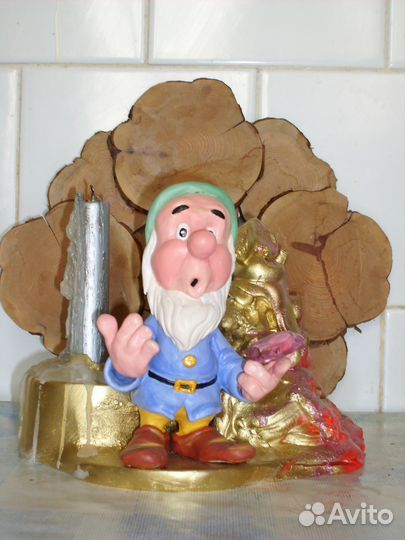 7 гномов ручная работа подсвечники