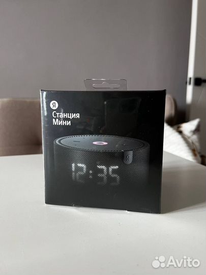 Яндекс станция мини2 с часами новая
