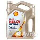 Синтетическое масло Shell Helix Ultra 5W40 4л