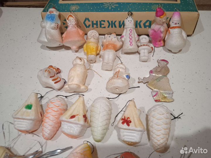 Ёлочные игрушки пенопласт