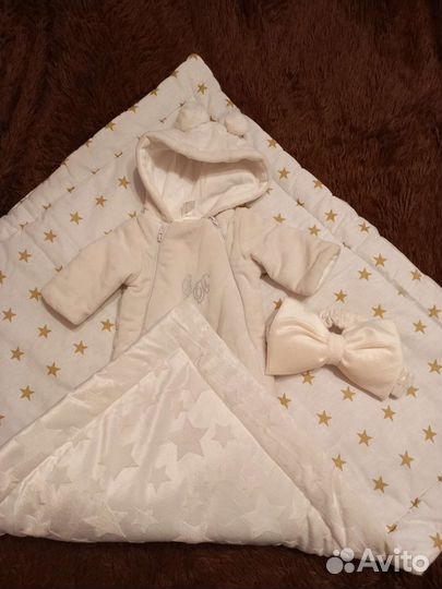 Одеяло конверт на выписку