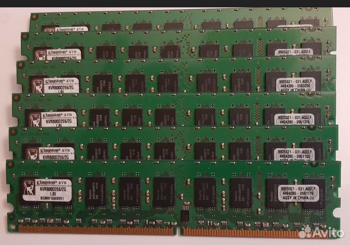 Оперативная память DDR4 / DDR3 / DDR2