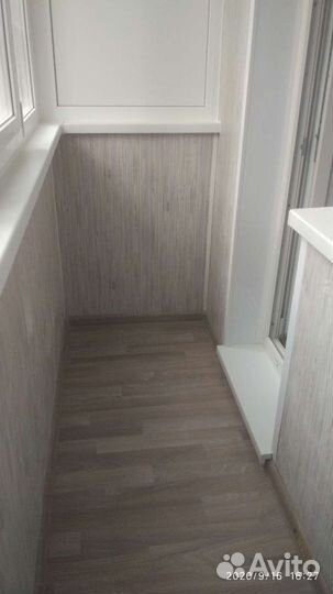 Отделка балконов и лоджий