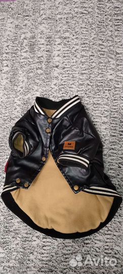Кожаная жилетка для собак