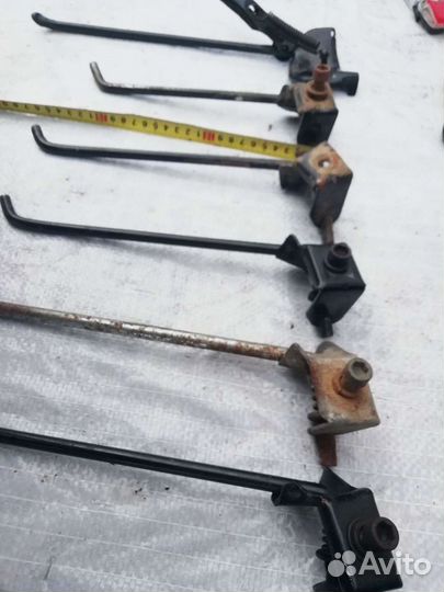 Подножка велосипедная 24,27,30 см,крепление на ось