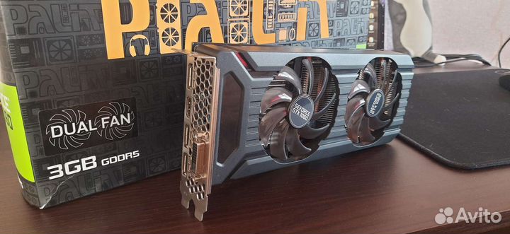 Видеокарта Nvidia gtx 1060 3gb palit dual