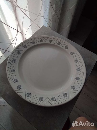 Блюдо большое фарфор СССР