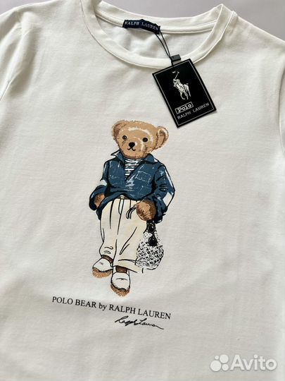 Футболка Polo Ralph Lauren с мишкой