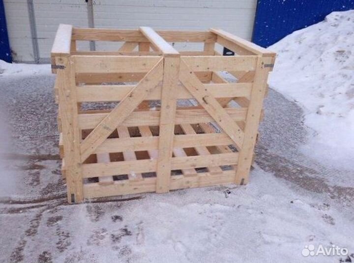 Ящик деревянный для транспортировки грузов