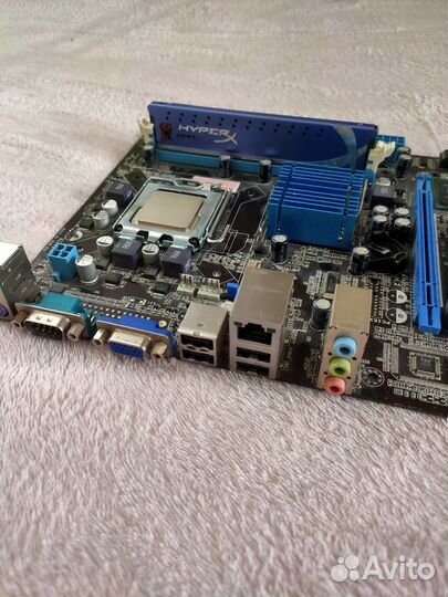 Комплект Мать Проц Оперативка на 775 сокет