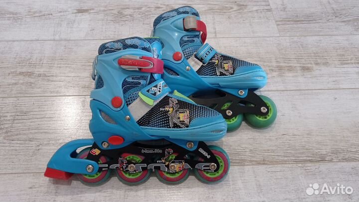 Роликовые коньки детские раздвижные 30-33 р
