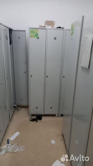 Шкафчики для раздевалки (2 секции) б/у