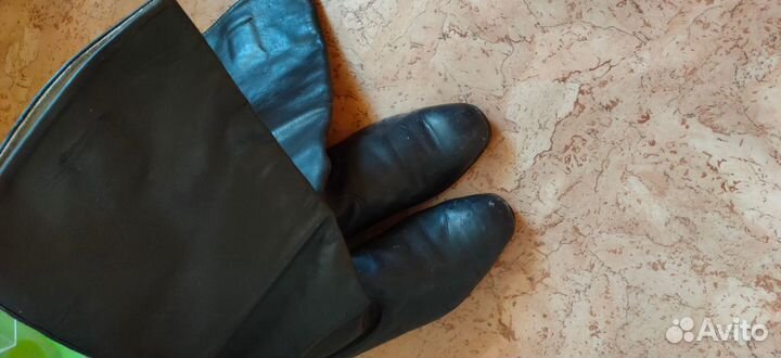 Хромовые сапоги