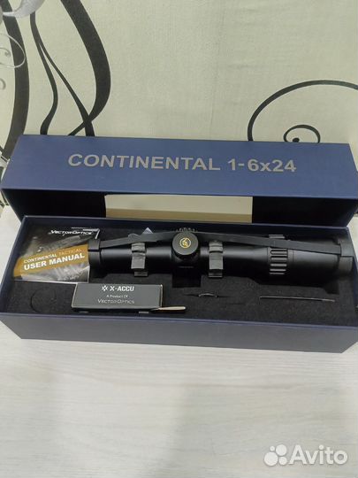 Оптический прицел vector optics continental 1-6*24