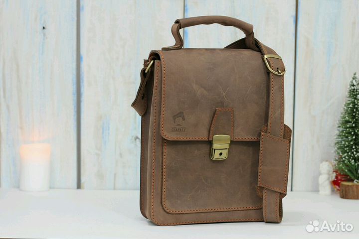 Сумка мужская кожаная