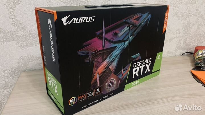 Gigabyte rtx 3080 Aorus Master 12 G 1830 nhz