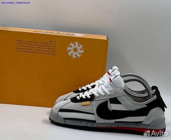 Кроссовки Nike Cortez Union Grey (Арт.81882)