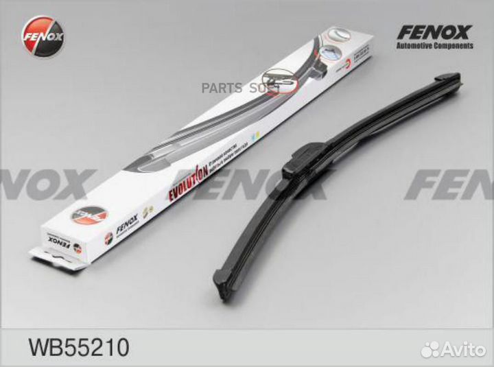 Fenox WB55210 Щетка с/о fenox бескаркасная 22
