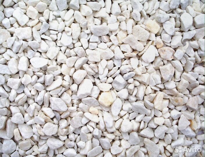 Мраморный щебень Белая и серя крошка от 3-х кубов