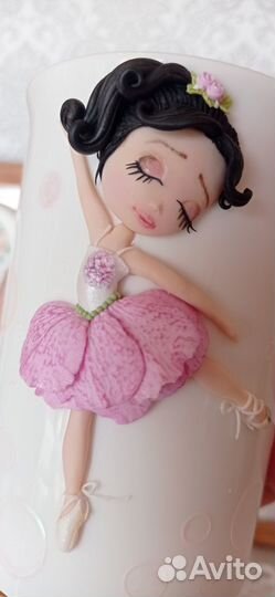 Кружка в подарок кукла балерина