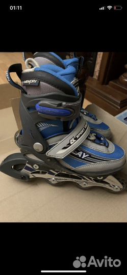 Ролики детские раздвигающиеся р.27-30