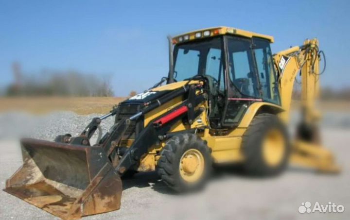 Экскаватор-погрузчик CAT 420D, 2002
