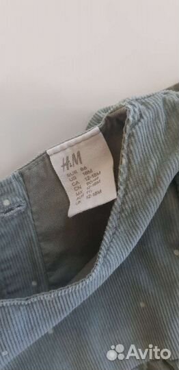 Платье для девочки hm 86