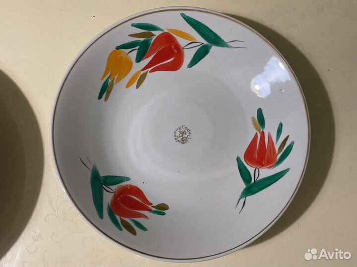 Блюдо керамика СССР