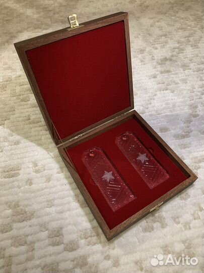 Погоны сувенирные хрустальные