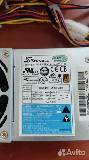 Бп - Pico PSU, Flex ATX, TFX (60 - 400 Вт.)