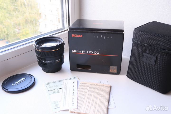 Объектив Sigma AF 50mm f1.4 DG HSM (Canon)