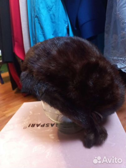 Берет норковый