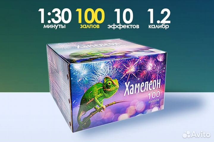 Салют фейерверк 100 залпов