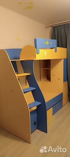 Детская кровать, двухъярусная