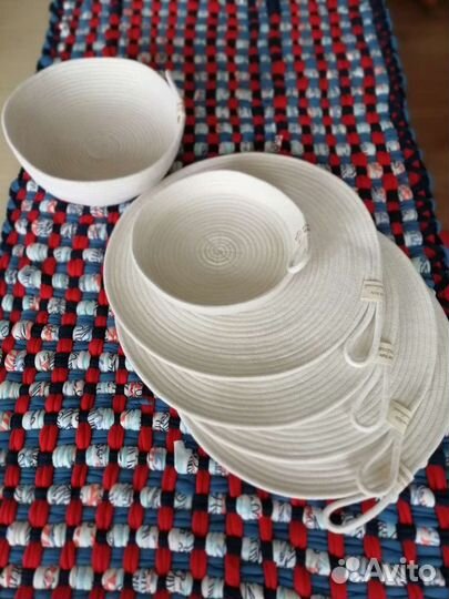 Салфетки из хлопкового шнура