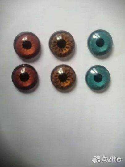Радужки зрачки для кукол игрушек