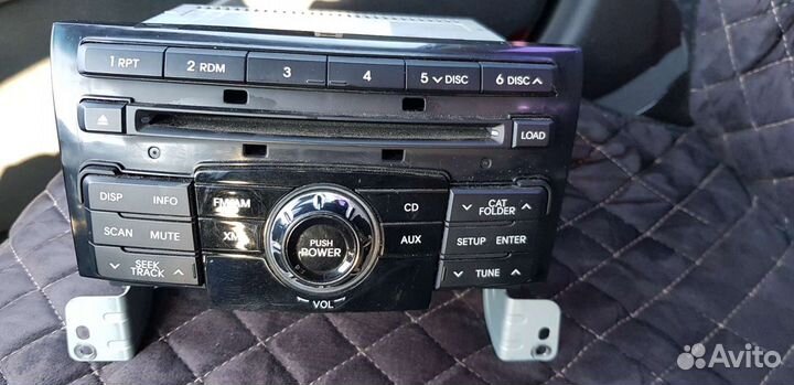 Штатная автомагнитола на hyundai sonata