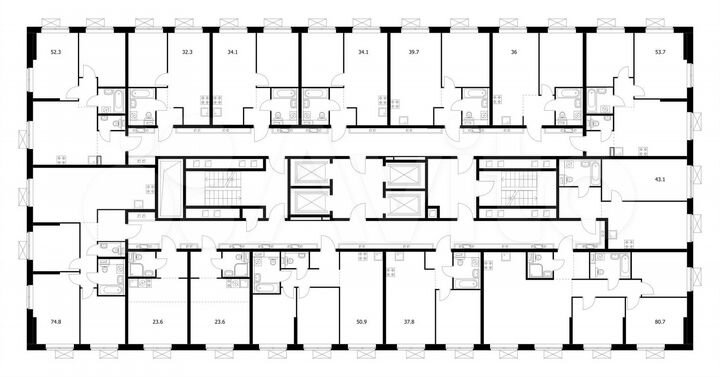 1-к. квартира, 39,7 м², 33/33 эт.