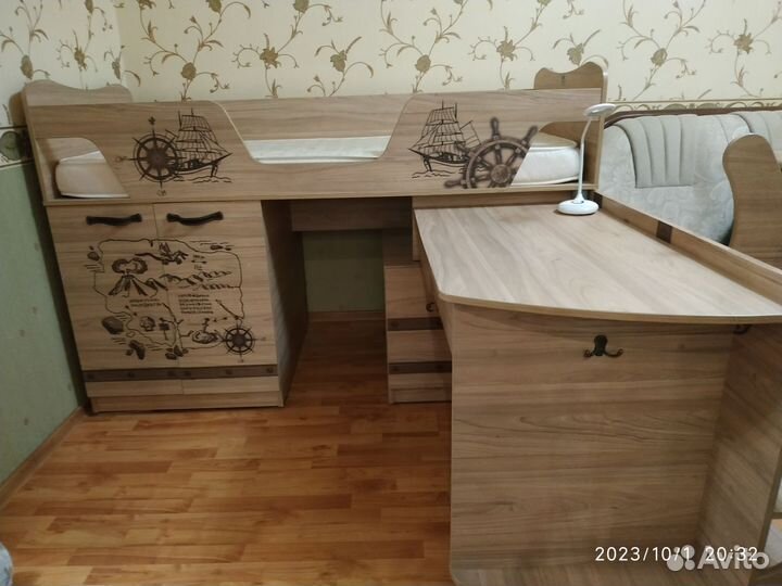 Детская кровать от 3 лет с бортиками